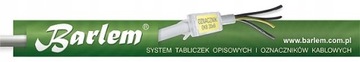 Таблички BARLEM TOB 50х18 мм (50 шт.) - накладной монтаж