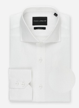 Biała koszula męska Slim PAKO LORENTE 40/188-194