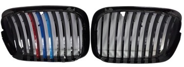 BMW 5 E39 00-04 MASKA LEDVINA MŘÍŽKA ČERNÁ L+P