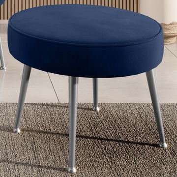 Подставка для ног Shell / пуф / темно-синий