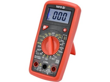 MIERNIK CYFROWY ELEKTRYCZNY MULTIMETR TEST BATERII LCD