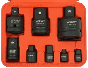 АДАПТЕРЫ ДЛЯ СНИЖЕНИЯ УДАРНОЙ ДАВНОСТИ 1/4 1/2 3/4 3/8 НАБОР ДЛЯ СНИЖЕНИЯ УДАРНОЙ ДАВНОСТИ