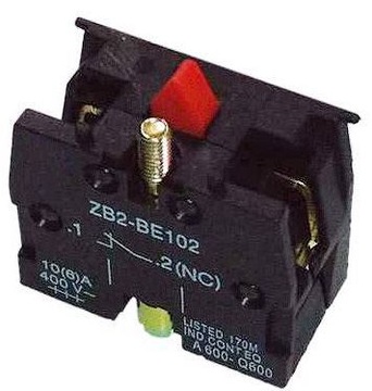 Styk pomocniczy ZB2-BE102C (NC) 3A/240V, PRZEL442