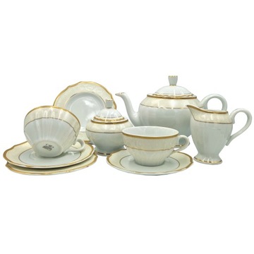 SERWIS DO HERBATY 6/15 MADERA PORCELANA