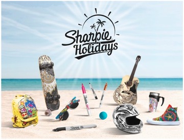 Перманентный маркер Sharpie Fine красный