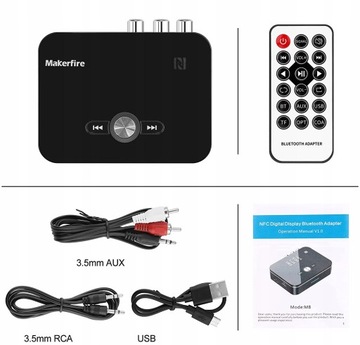 АДАПТЕР-ПРИЕМНИК BLUETOOTH AUX-передатчик 3,5 мм