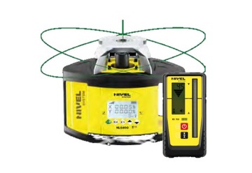 NIWELATOR LASEROWY NIVEL NL540GDIGITAL+ŁATA+STATYW