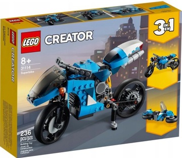 LEGO Creator 3 w 1 31114 Supermotocykl