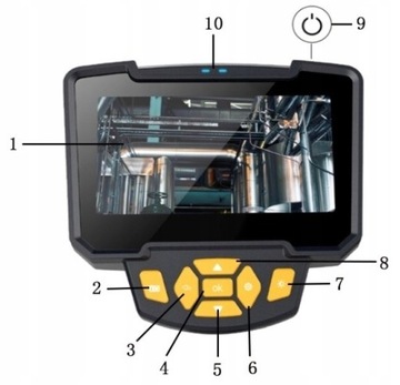 ЭНДОСКОПНАЯ ИНСПЕКЦИОННАЯ КАМЕРА 5М 6LED FULL HD 64ГБ МАСТЕРСКАЯ IP67 INSKAM LC