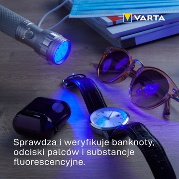 Latarka varta UV led light 15638