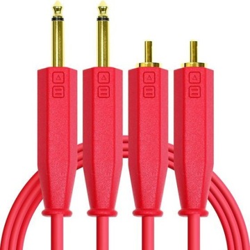 DJ TECHTOOLS- CHROMA CABELS AUDIO RCA -JACK 6,3MM
