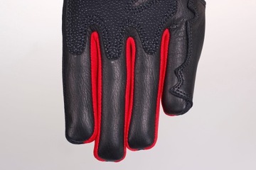 RĘKAWICE MOTOCYKLOWE LETNIE HUSAR GRIZZLY red