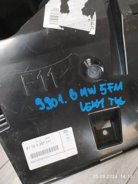 9901. BMW 5 F11 VÝZTUHA NÁRAZNÍK LEVÝ ZADNÍ 7207111
