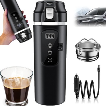 Termoska S Inteligentním Dotykovým Displejem 400 ML 7*7*23 CM S Únikem Vody