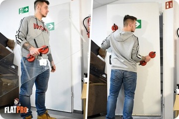 Присоска для транспортировки стекла, зеркал и плитки.