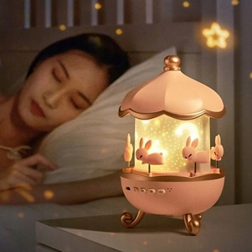 3в1 звездное небо проектор ночник вращающийся