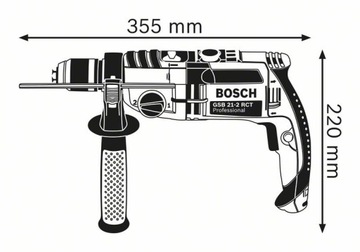 Ударная дрель BOSCH GSB 21-2 RCT Professional