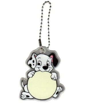 ODBLASKOWA ZAWIESZKA GADŻET ODBLASK BRELOK PIESEK