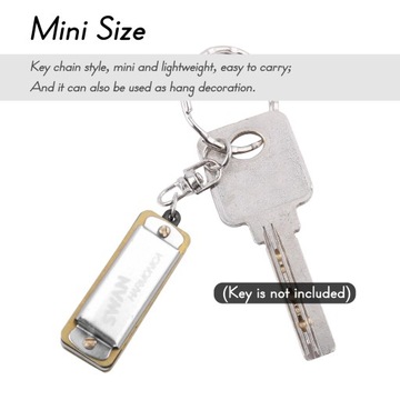 Брелок SWAN Губная гармошка 4 отверстия 8 тонов Ключ C