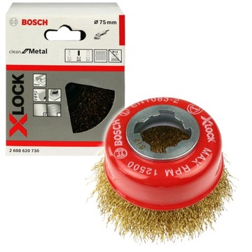 BOSCH SZCZOTKA GARNKOWA DRUCIANA 75mm X-LOCK