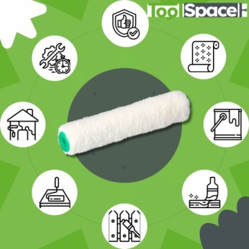 VELUR PAINTING ROLLER 10 CM для лаков VELUR VELUR PAINTING ROLLER паркетный