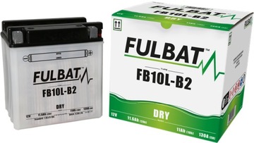 Аккумулятор FULBAT YB10L-B2 (сухой, исправный, кислотный)