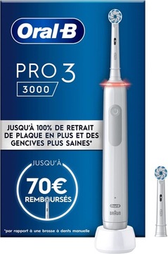 Szczoteczka Elektryczna Oral-B Pro 3 3000 Sensitive Clean White
