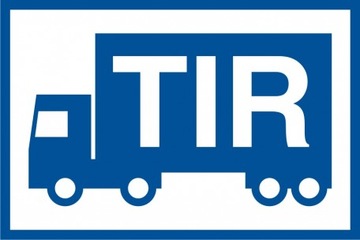 TIR znak tabliczka 20x30 PCV