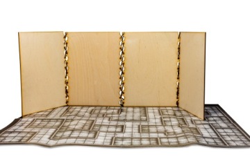 БОЛЬШОЙ ВЕРТИКАЛЬНЫЙ ДЕРЕВЯННЫЙ ЭКРАН ИГРМ-МАСТЕРА