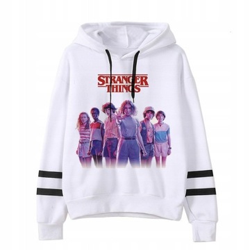DAMSKA BLUZA Z KAPTUREM STRANGER THINGS ROZMIAR