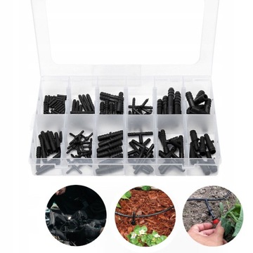 ZŁĄCZKA ŁĄCZNIK PRZEWODU RURKI SPRYSKIWACZY SZYB 113pcs