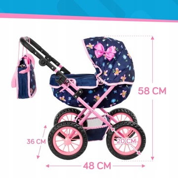 Корневая коляска кукол Deep Gondola складываю