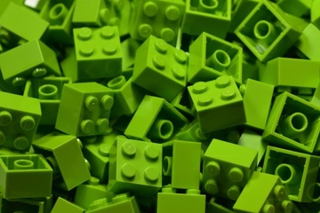 Lego limonkowy lime klocek 2x2 3003 20szt