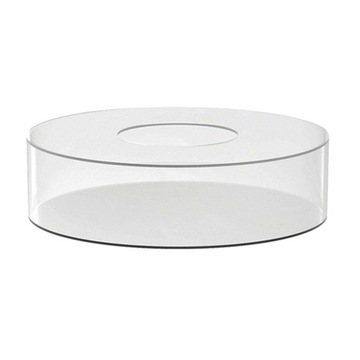 Akrylowy stojak na ciasto 30 cm x 10 cm z pokrywą