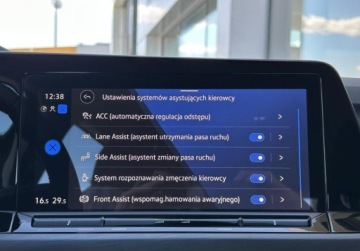 Volkswagen Golf VIII Variant 1.5 eTSI 150KM 2024 Volkswagen Golf Variant Pakiety, samochod jak nowy, ACC, ergoActive z mas, zdjęcie 27