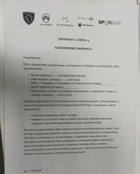 Citroen C5 Aircross SUV Facelifting 1.2 PureTech 131KM 2023 Citroen C5 Aircross 296 C-series 130 KM I wl. GWARANCJA FV23 1.2, zdjęcie 37