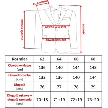 MARYNARKA CALAMAR DUŻE ROZMIARY 64