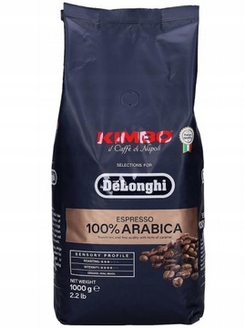 Кофе в зернах Kimbo Delonghi 100% Арабика 1кг.