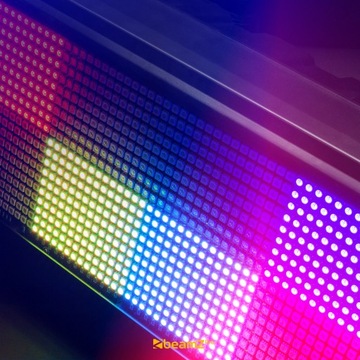 Профессиональный большой светодиодный стробоскоп DMX с RGB-подсветкой
