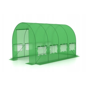 ТЕПЛИЦА из ФОЛЬГИ 10М2 САДОВЫЙ ТУННЕЛЬ СИЛЬНЫЙ УФ ПЭ 400 X 250 ПАЛАТКА ДЛЯ ОВОЩЕЙ