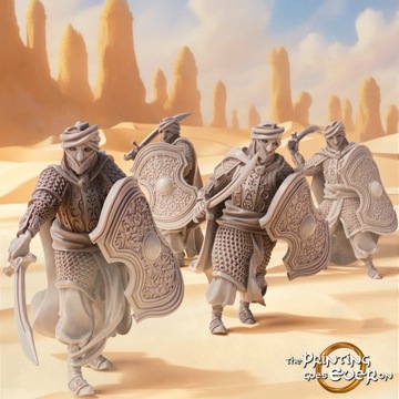 Easterner Swordsmen Set x4 The Printing Goes Ever