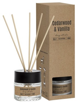 BISPOL DYFUZOR ZAPACHOWY CEDARWOOD WANILIA 50ML