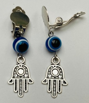 KLIPSY ręcznie wykonane HAMSA oko proroka