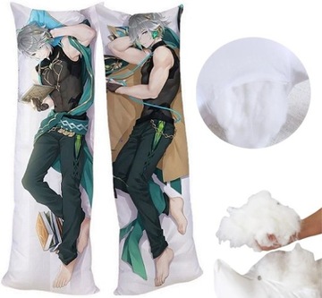 PODUSZKA Z POSZEWKĄ 150 X 50 CM DAKIMAKURA ANIME ALHAITHAM GENSHIN IMPACT