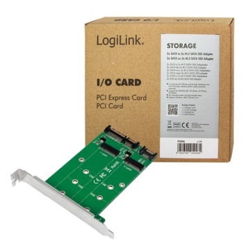LOGILINK PC0086 2xSATA - 2xM.2 SATA SSD