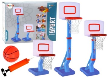 Регульований баскетбольний кошик для дітей з м'ячем і насосом подарунок