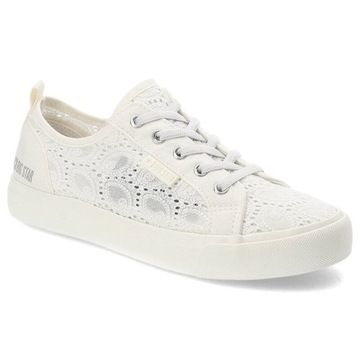Białe Trampki Big Star Dziecięce Buty Na Rzep