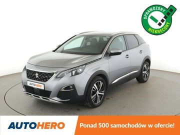Peugeot 3008 II Crossover 1.2 PureTech 130KM 2019 Peugeot 3008 Allure Business automat navi kamera