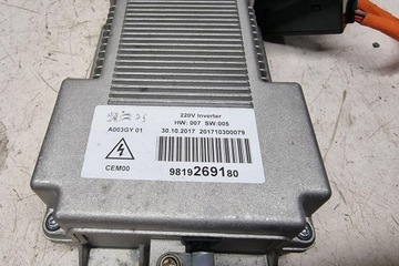INVERTER OPEL GRANDLAND X (75) 9819269180 1.2L GASOLINE 96KW 2018