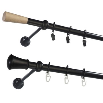 Карниз металлический, диаметр 25, одинарный, 290 см